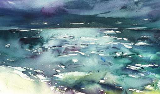 Aquarell-Exkursion am Darß