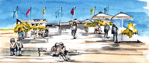 Reiseskizzen und Aquarelle