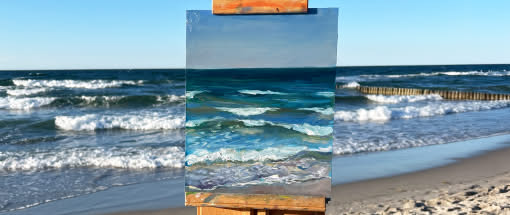 Plein Air malen an der Ostsee