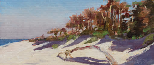 Plein Air malen an der Ostsee