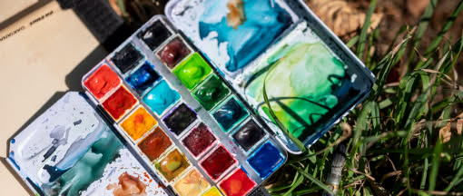 Frühling in Aquarell