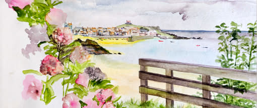 Frühling in Aquarell