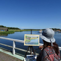 Plein-Air-Malen am Wasser