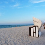 Strandkörbe am Strand von Prerow
