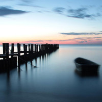 Sonnenuntergang am See