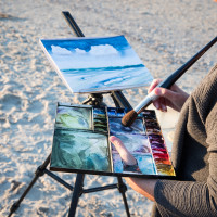 Nahaufnahme Pleinair